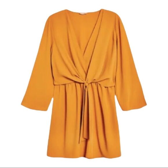 NWT TOPSHOP Tiffany Knot Mini Dress US 2 - Picture 3 of 5